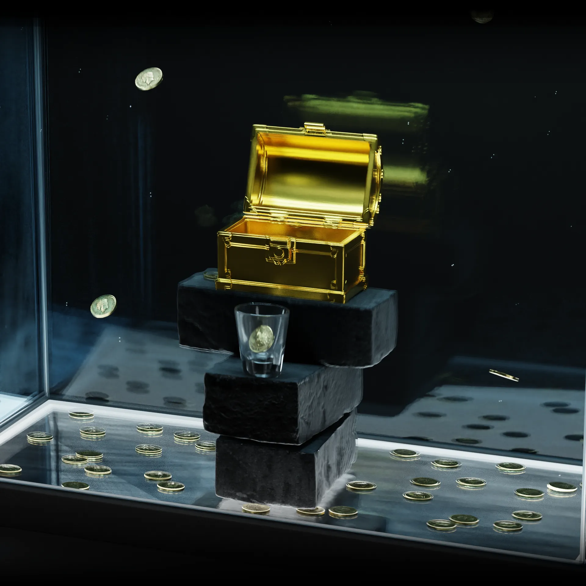 Fish Tank — coin drop aquarium betting