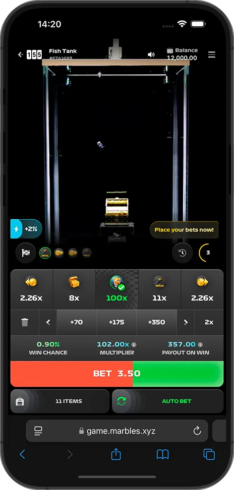 Fish Tank on mobile