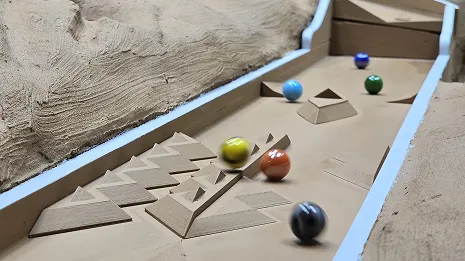 Rolling Dunes — marble sand dune race